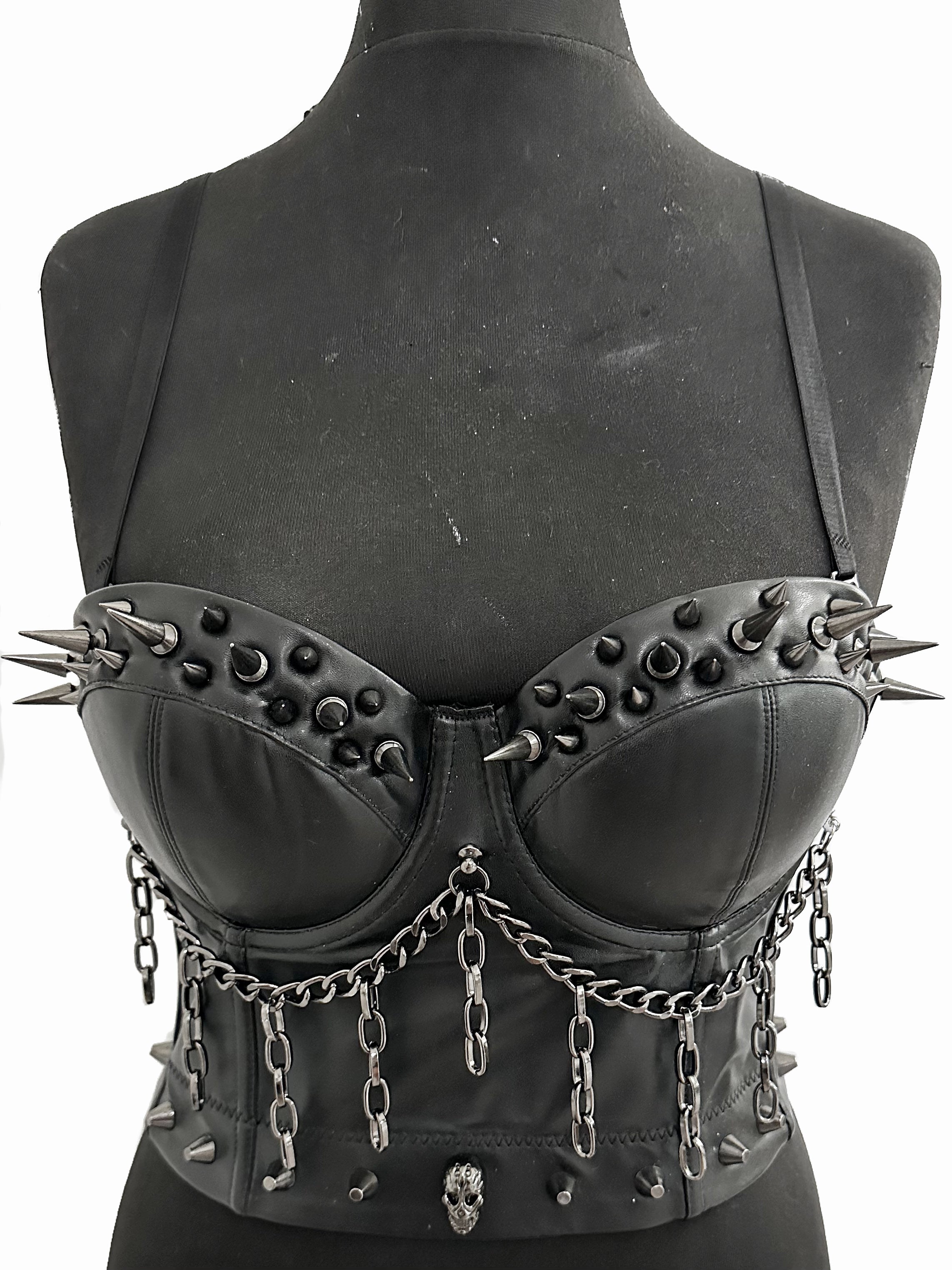 CLASSIC SPIKED BUSTIER – Saints of the Undead Clothing