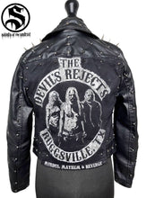 Load image into Gallery viewer, Ladies Devils Rejects Faux Leather Jacket
