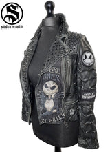 Load image into Gallery viewer, Ladies Nightmare Before Christmas Leather Jacket

