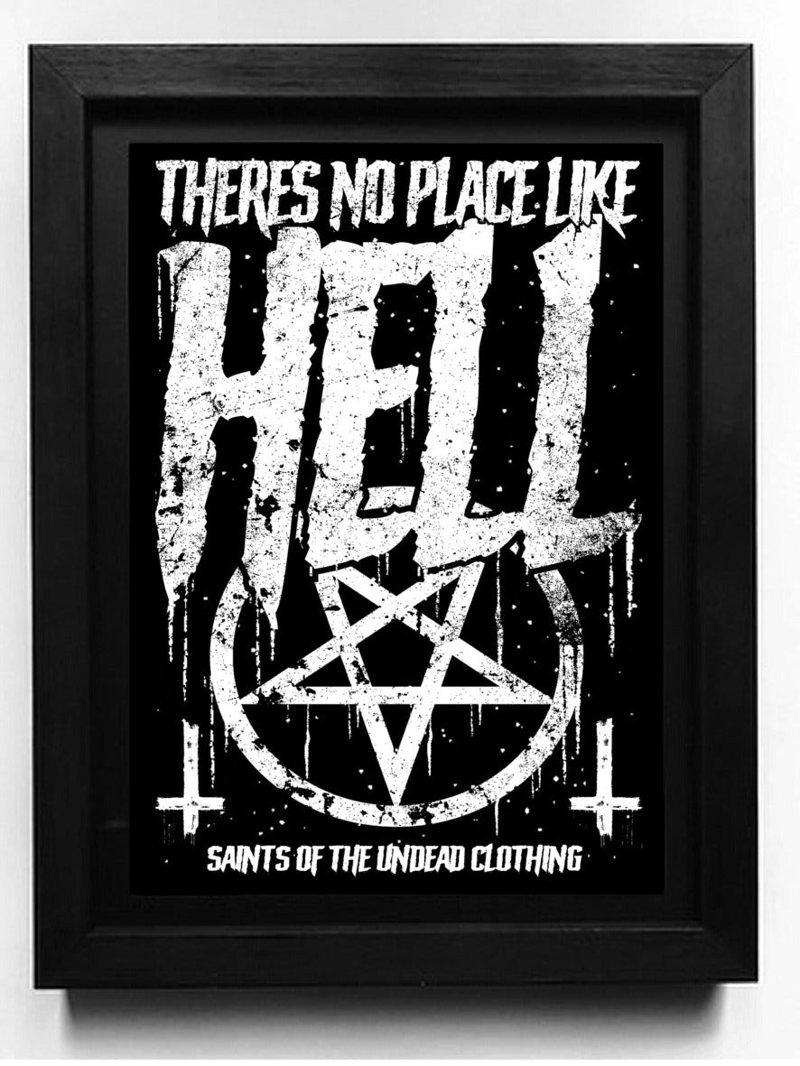 No Place Like Hell A5 Art Print