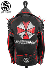 Load image into Gallery viewer, Resident Evil Umbrella Leather Jacket
