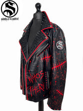 Load image into Gallery viewer, Men&#39;s Scream Faux Leather Jacket
