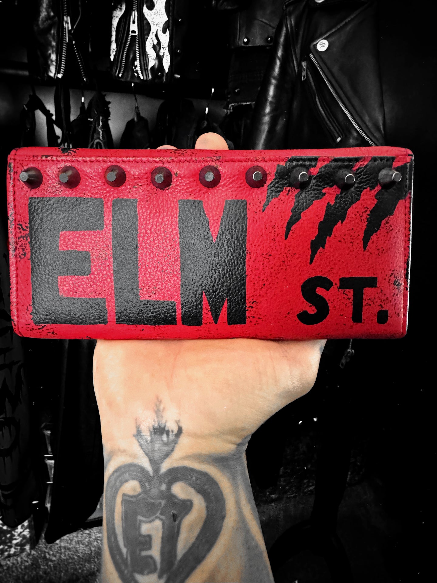 ELM STREET STUDDED PURSE