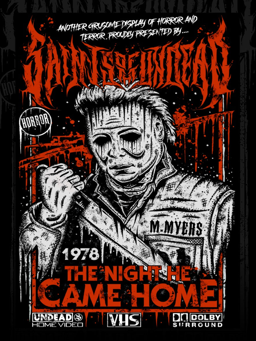 THE NIGHT HE CAME HOME VHS - A4 PRINT