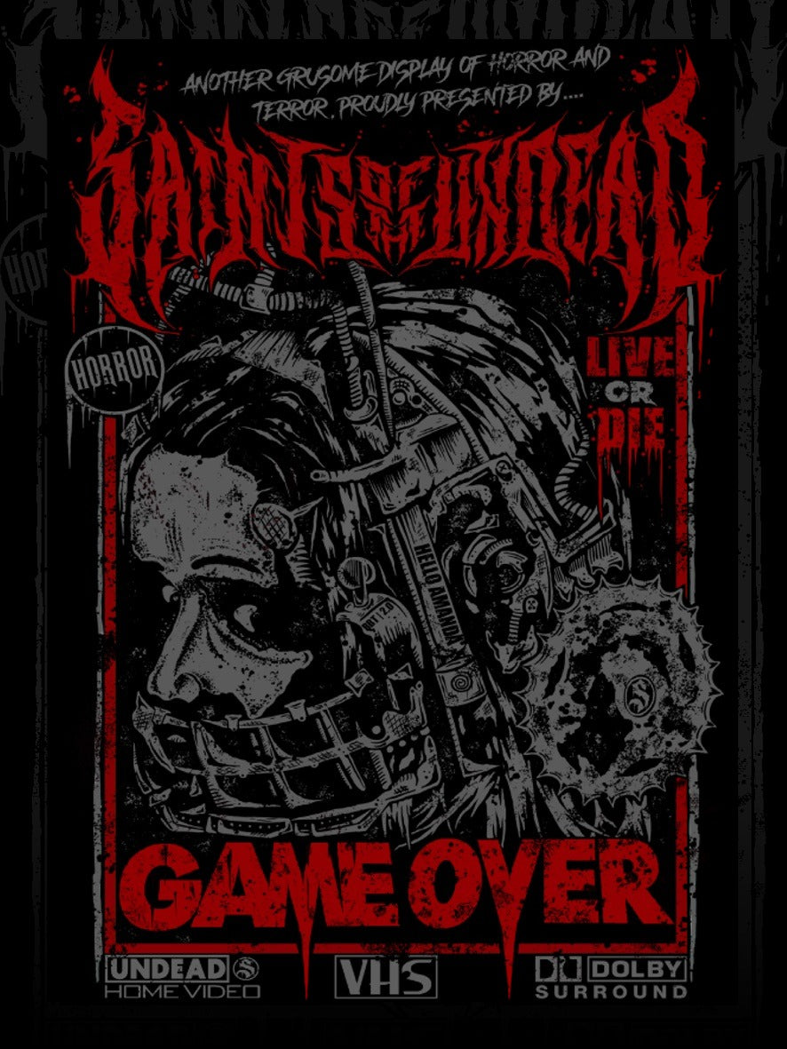 GAME OVER VHS - A4 PRINT