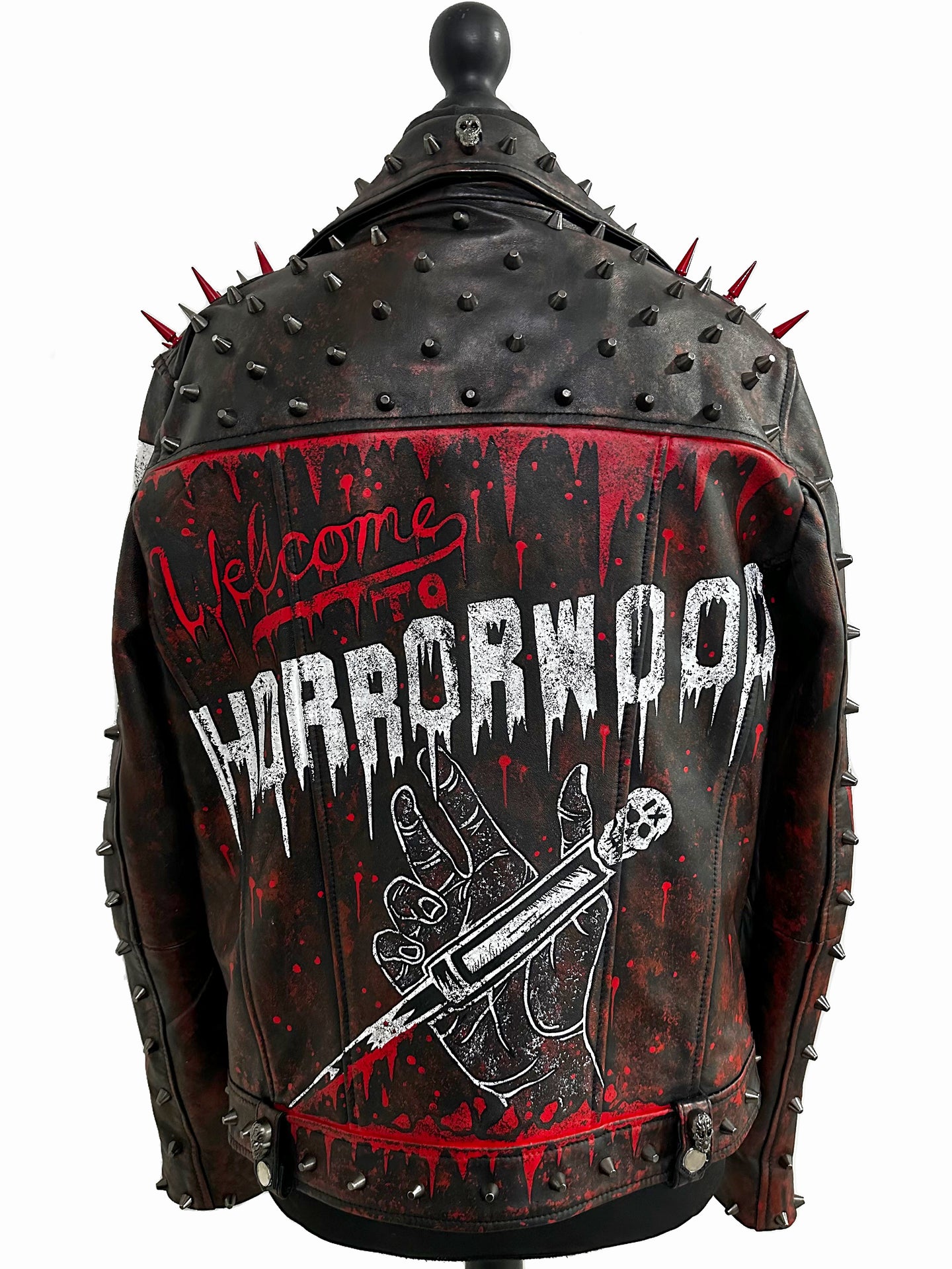 MEN'S ICE NINE KILLS HORRORWOOD LEATHER JACKET