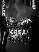 Load image into Gallery viewer, SCREAM SPIKED BUSTIER
