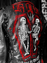 Load image into Gallery viewer, MIW RIP LEATHER JACKET
