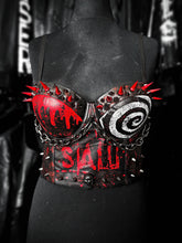 Load image into Gallery viewer, SAW SPIKED BUSTIER
