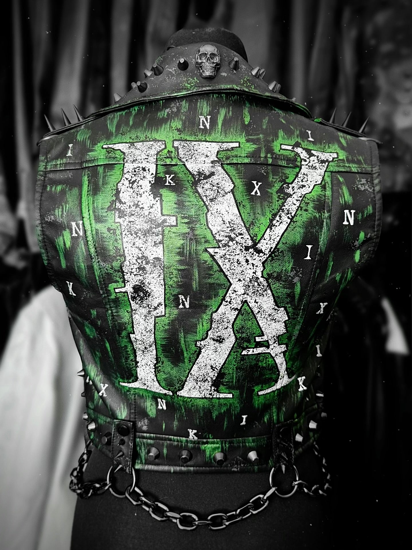 LADIES MATRIX FAUX LEATHER JACKET