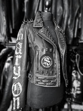 Load image into Gallery viewer, LADIES GHOST REAL LEATHER JACKET
