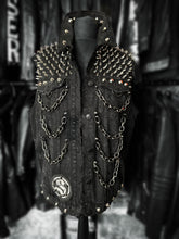 Load image into Gallery viewer, HELLRAISER SPIKED DENIM VEST
