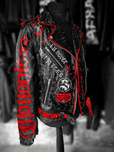 Load image into Gallery viewer, MIW RIP LEATHER JACKET
