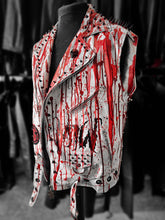Cargar imagen en el visor de la galería, MEN’S MIW BLOOD RAVE LEATHER VEST
