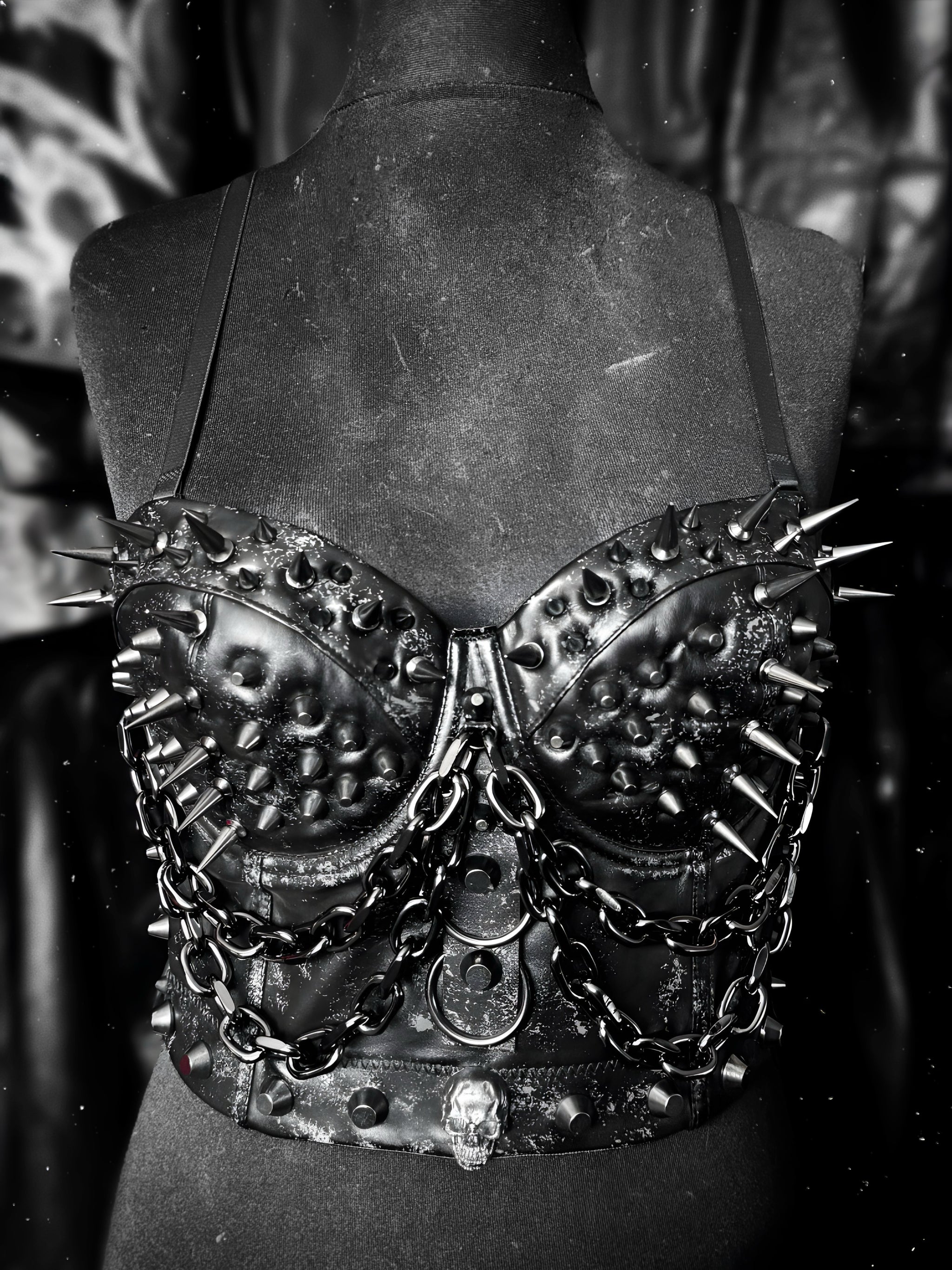 litmus herpraha circular bustier リトマス ERADICATOR BUSTIER – Saints of the Undead Clothing