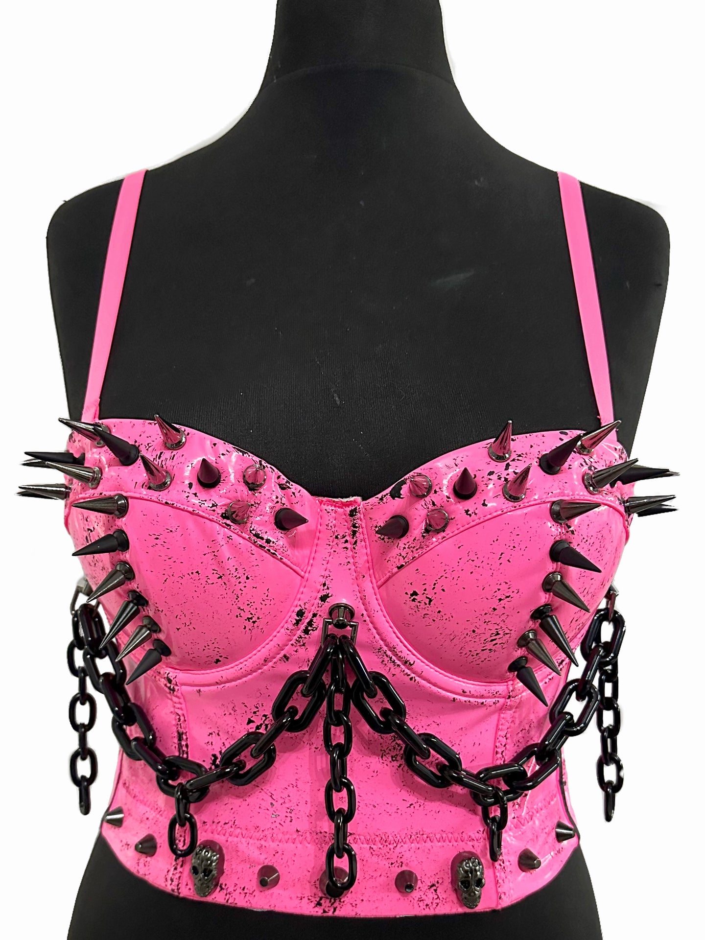 BARBIE GHOUL SPIKED BUSTIER