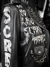 Cargar imagen en el visor de la galería, LADIES SCREAM QUEEN REAL LEATHER JACKET
