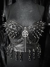 Load image into Gallery viewer, PENTAGRAM SPIKED BUSTIER
