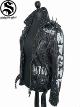 Load image into Gallery viewer, Men&#39;s Devils Night Leather Jacket
