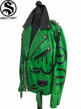 Cargar imagen en el visor de la galería, Mens Type O Negative Green Jacket
