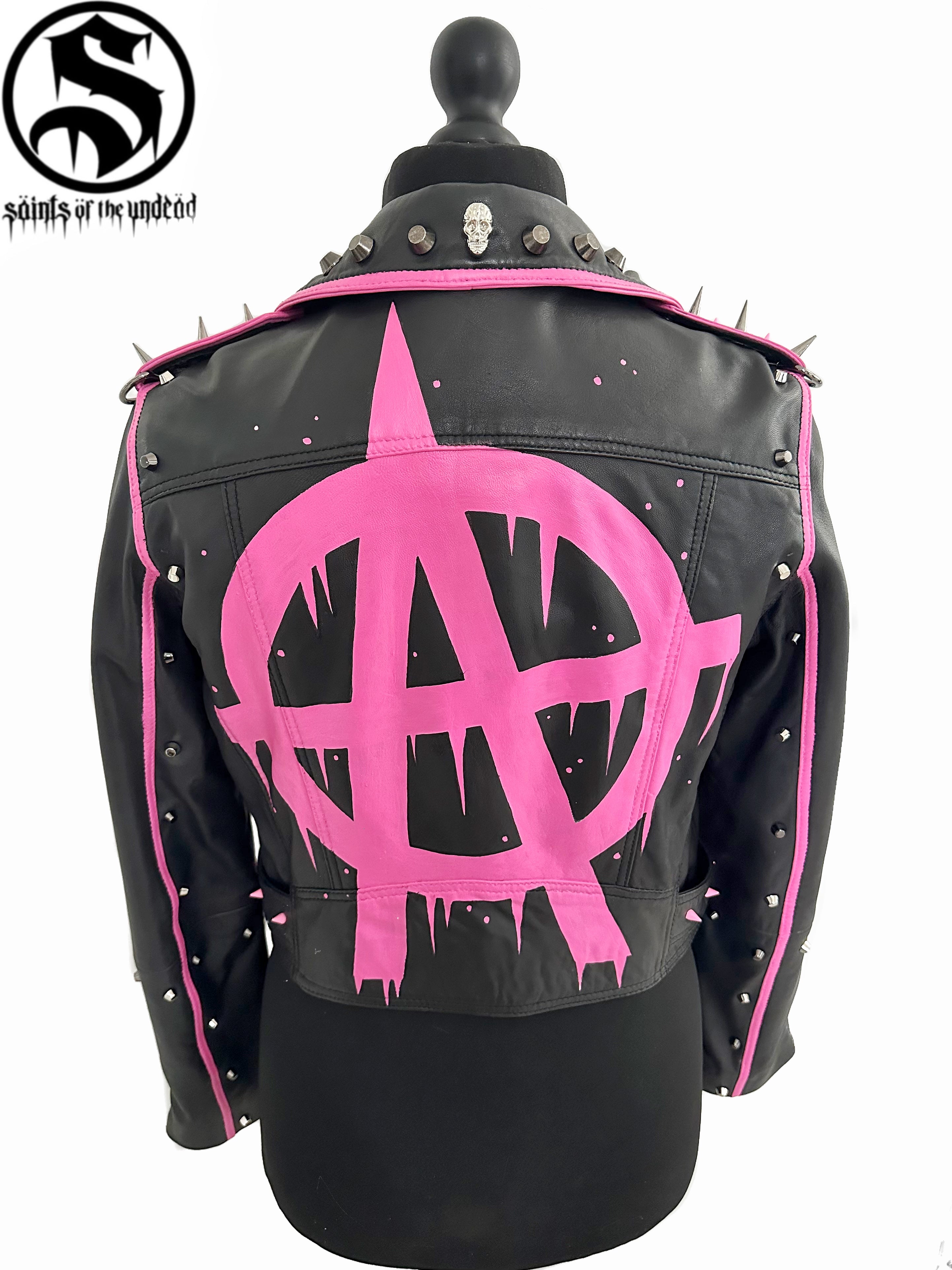 Ladies MGK Leather Jacket – Saints of the Undead Clothing