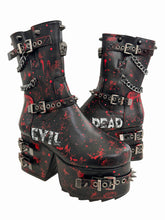 Load image into Gallery viewer, LADIES EVIL DEAD SPIKED BOOTS
