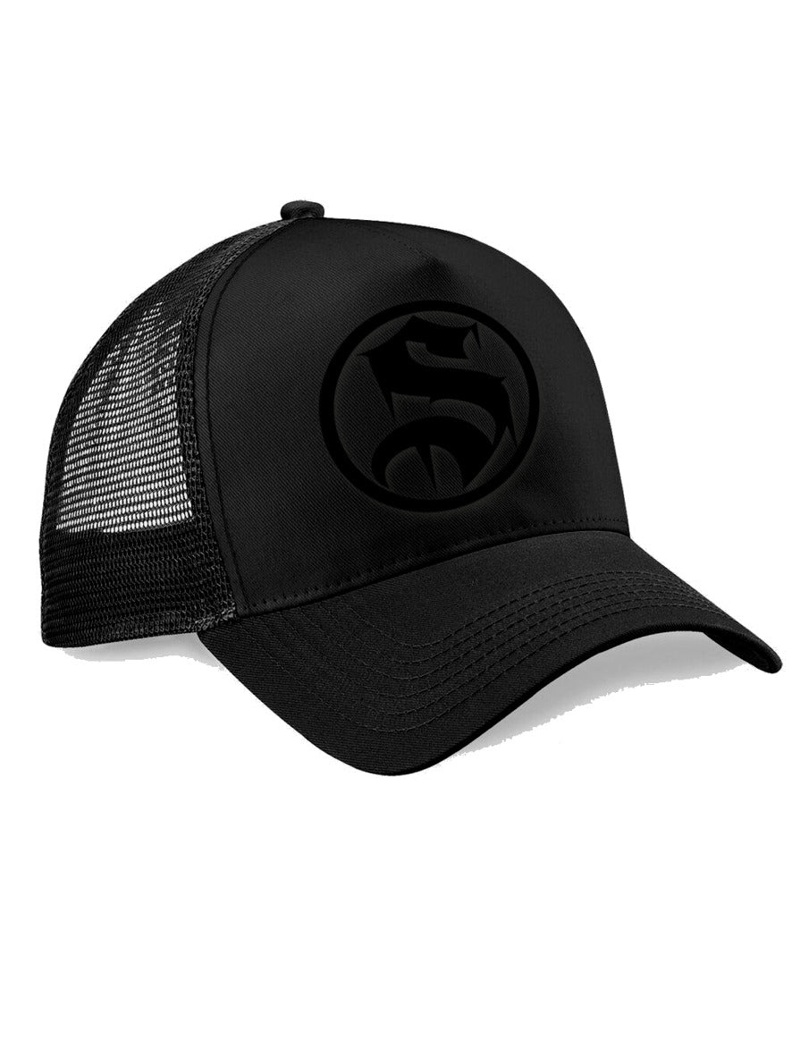 S Logo Black on Black Cap