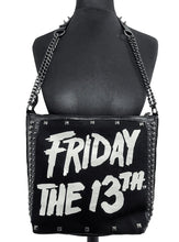 Load image into Gallery viewer, Friday 13th Studded Shoulder Bag White
