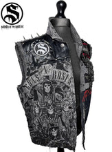 Load image into Gallery viewer, Men&#39;s Glam Metal Denim Cut off
