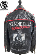 Cargar imagen en el visor de la galería, Ice Nine Kills Silver Scream Leather Jacket
