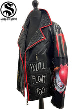 Load image into Gallery viewer, Men&#39;s IT Pennywise Clown Leather Jacket

