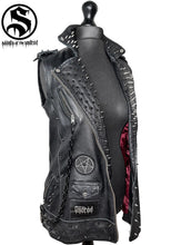 Load image into Gallery viewer, Sinner Skull Real Sleeveless Leather
