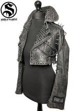 Load image into Gallery viewer, Ladies The Blade Industrial Leather Jacket
