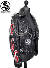 Load image into Gallery viewer, Ladies 666 Maiden Real Leather Jacket
