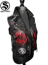 Load image into Gallery viewer, Ladies Friday 13th ‘Jason Lives’ Sleeveless Leather
