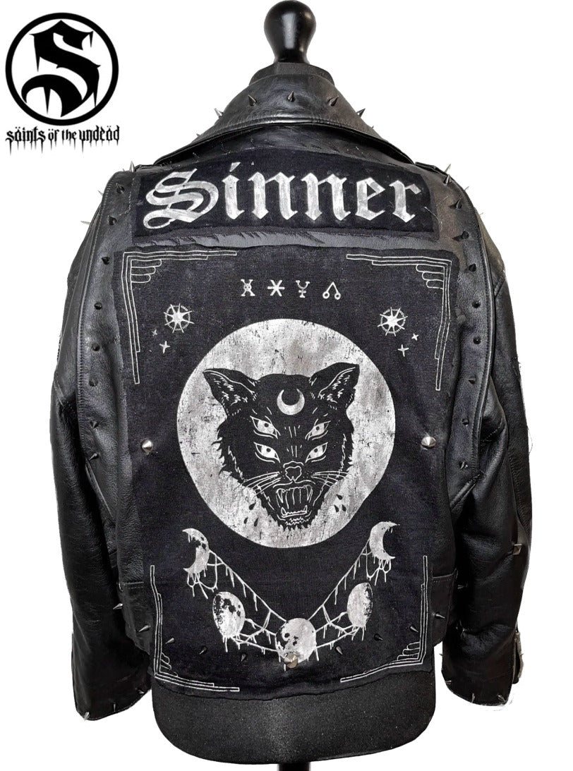 Ladies Sinner Real Leather Jacket – Saints of the Undead Clothing
