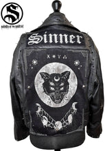 Load image into Gallery viewer, Ladies Sinner Real Leather Jacket
