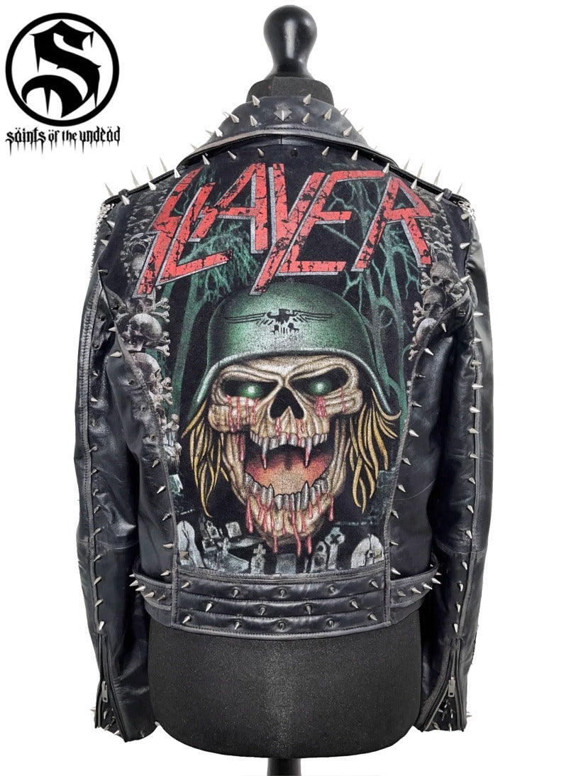 Ladies Slayer Real Leather Jacket