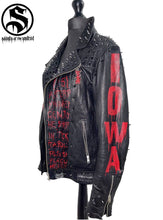 Cargar imagen en el visor de la galería, Men’s Slipknot IOWA Tribute Leather Jacket

