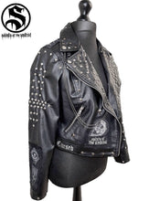 Load image into Gallery viewer, Ladies The Satanist Faux Leather Jacket
