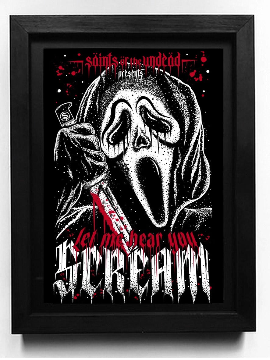 Let Me Hear You Scream A5 Art Print