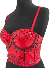 Load image into Gallery viewer, AMERICAN PSYCHO LEATHER BUSTIER
