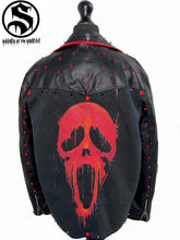 Cargar imagen en el visor de la galería, Men&#39;s Scream Faux Leather Jacket
