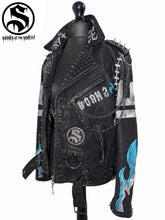 Load image into Gallery viewer, BORN2BURN DABI LEATHER JACKET

