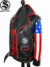 Load image into Gallery viewer, MEN’S THE PURGE REAL LEATHER JACKET
