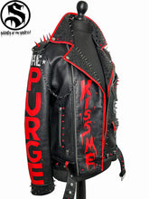 Load image into Gallery viewer, MEN’S THE PURGE REAL LEATHER JACKET
