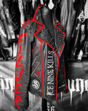 Load image into Gallery viewer, Ice Nine Kills Silver Scream Leather Jacket
